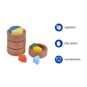 Stacking Fraction Cups (Color)